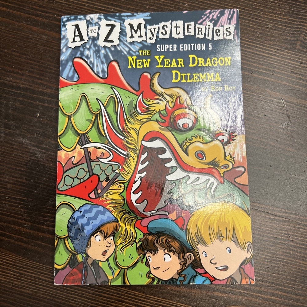 A to Z Mysteries Super Edition 5 The New Year Dragon Dilemma in Good Condition-image