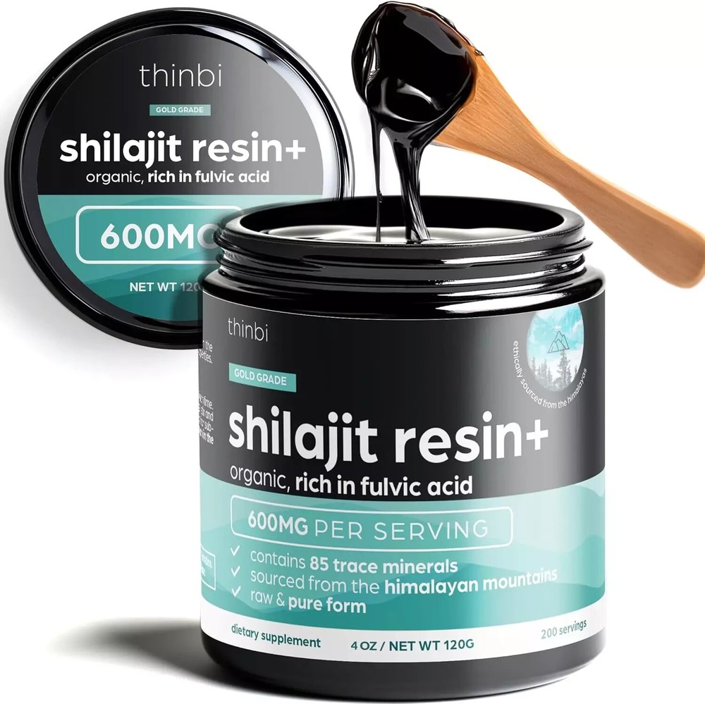 Pure 100% Himalayan Shilajit Soft Resin Organic Potent Fulvic Acid