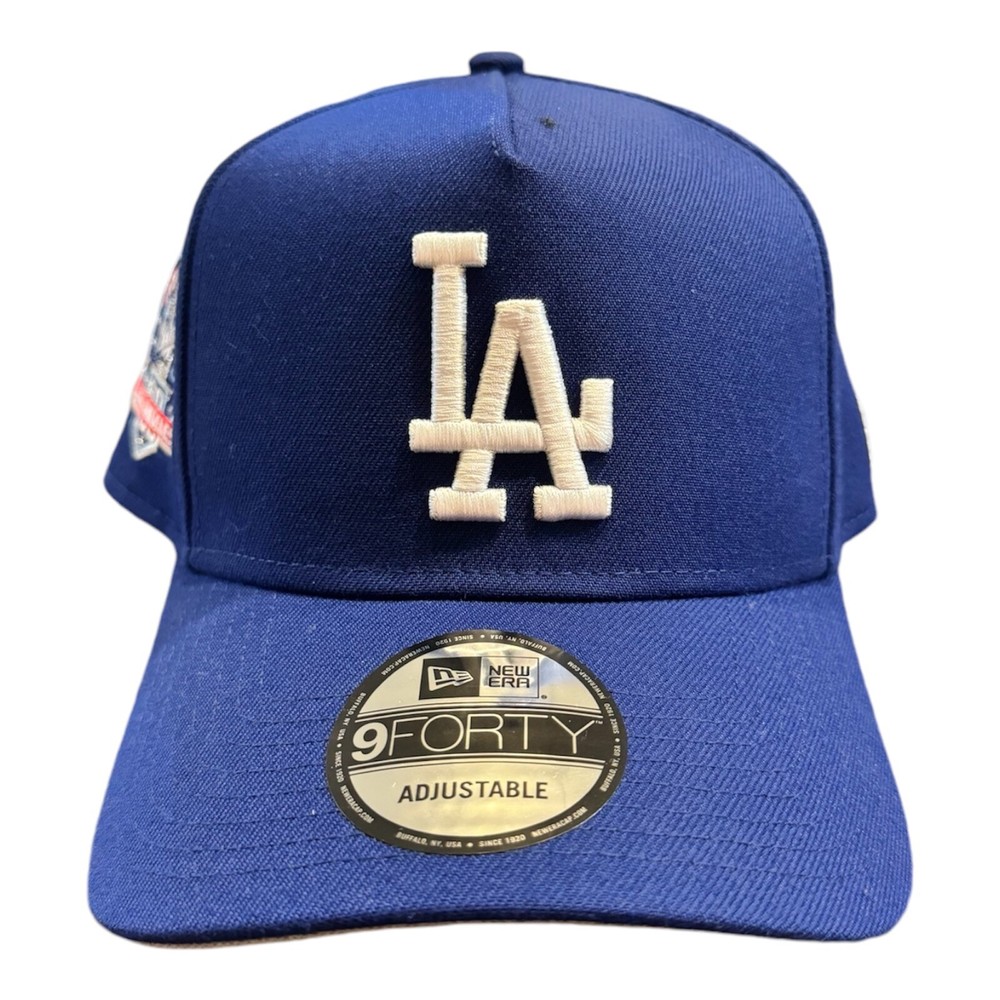 LA Dodgers 9Forty Adjustable Hat With Side Logo Navy