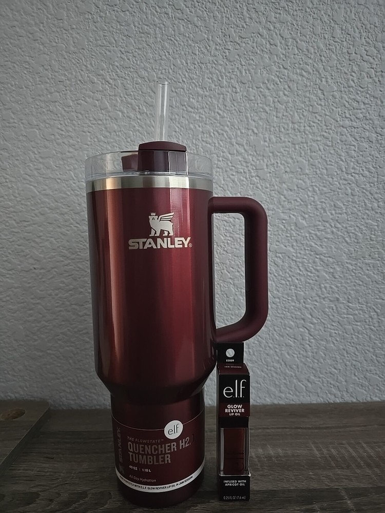 Stanley e.l.f. ELF 40 Oz Jam Session Quencher Tumbler With Lip Oil