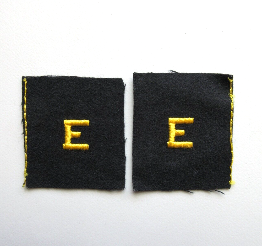 U.S. Navy Battle E Award Black Yellow Rate Insignia Military Patch