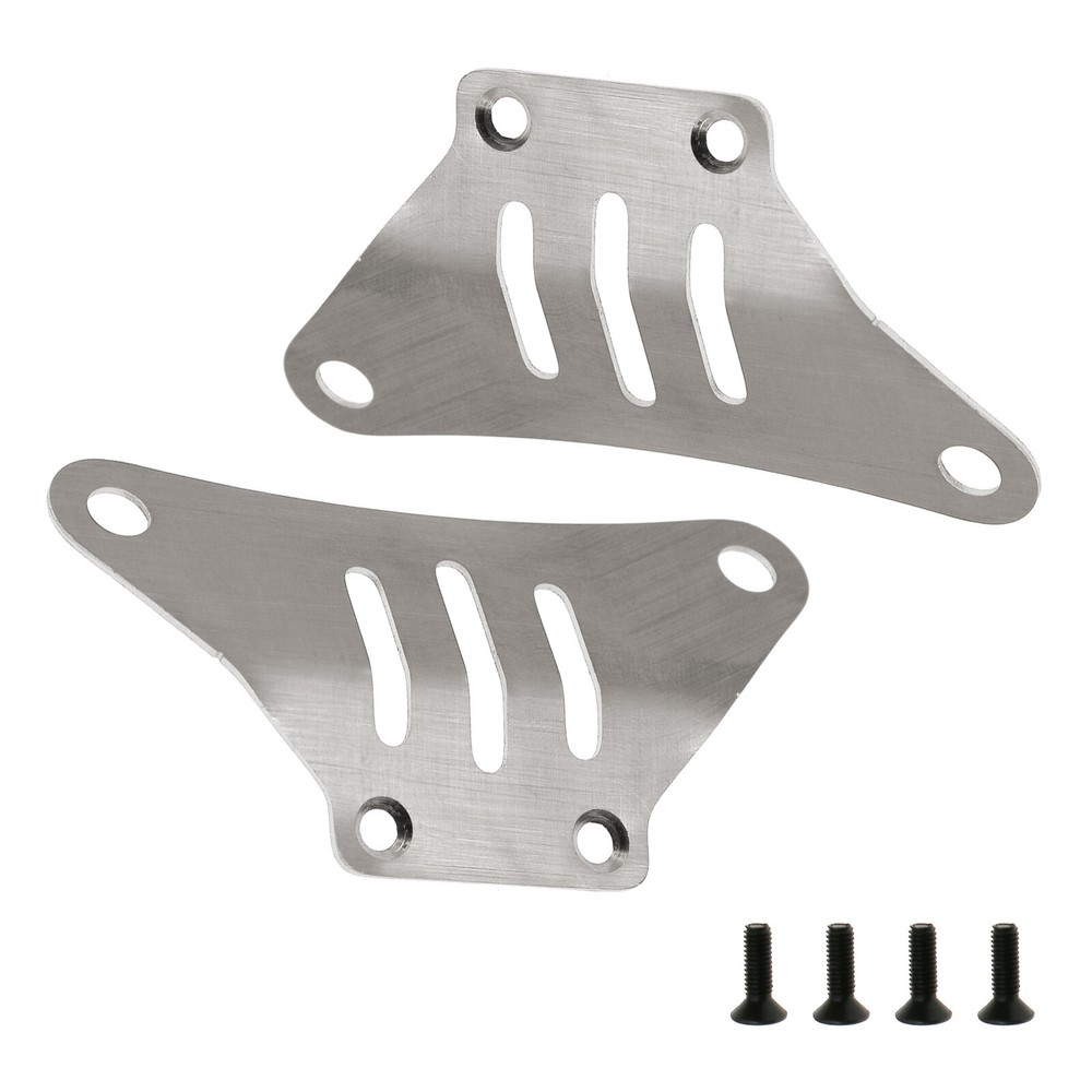 Front +Rear Chassis Armor Protector Plate For Tamiya TT-02 On-Road 1/10 RC Car M