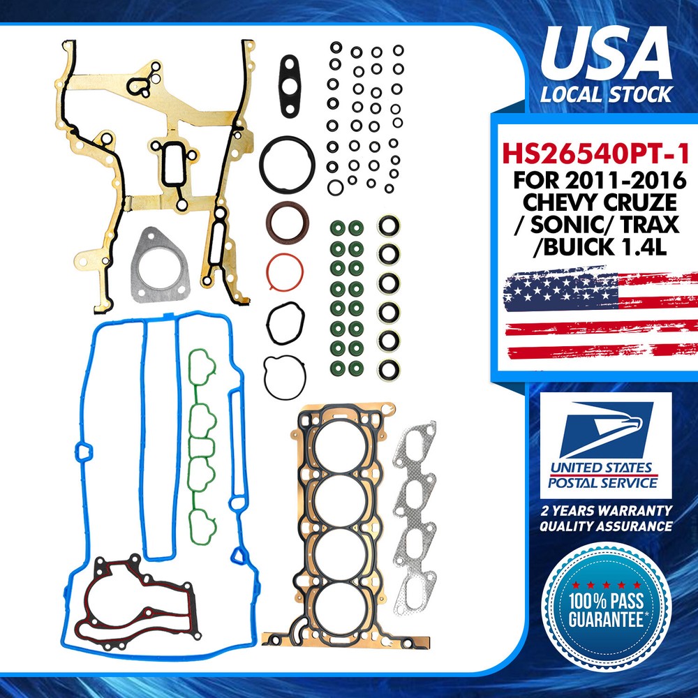 Head Gasket Set With Fit 11-16 Buick Chevrolet Buick 1.4L HS26540PT-1  durable
