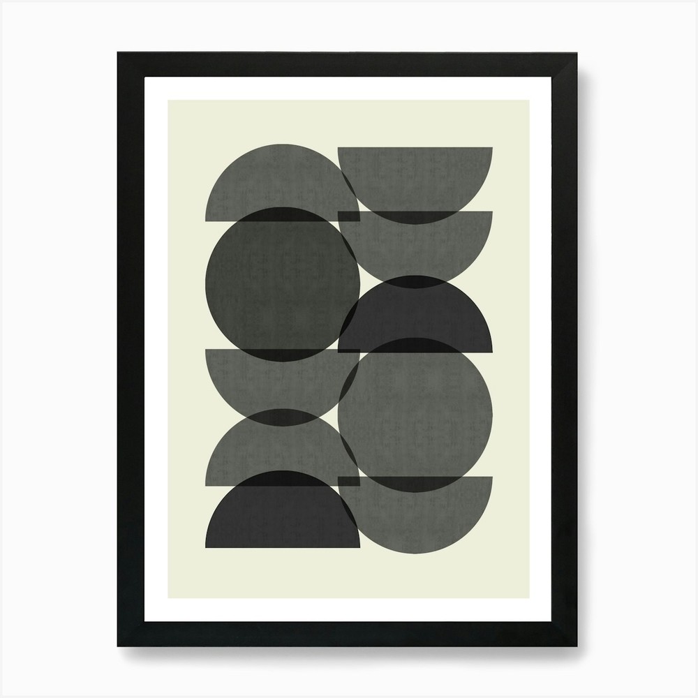 Circle set 3 1 Art Print Framed Wall Art Poster Canvas Print Picture