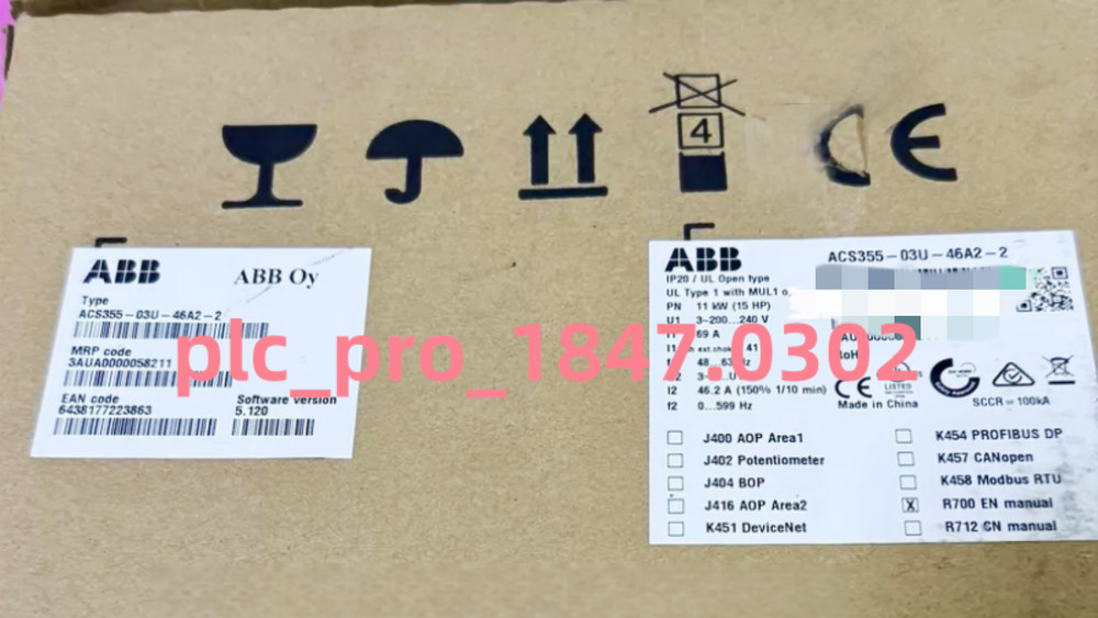 1PCS Brand New ABB ACS355-03U-46A2-2 Frequency Converter  Fast shipment