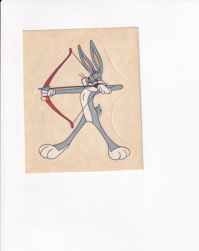 1990 Panini Happy Birthday Bugs Bunny Letter G Sticker Collectible