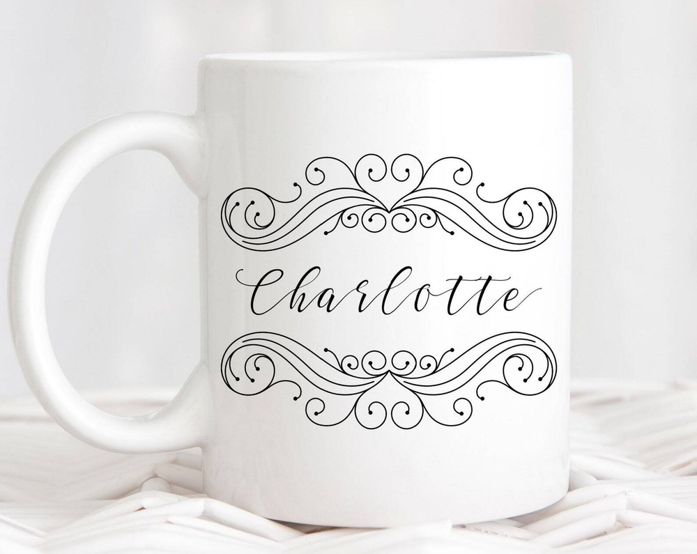 Personalized Name Coffee Mug Monogram Mug Gift For Her Coffee Lover Mug For Mom