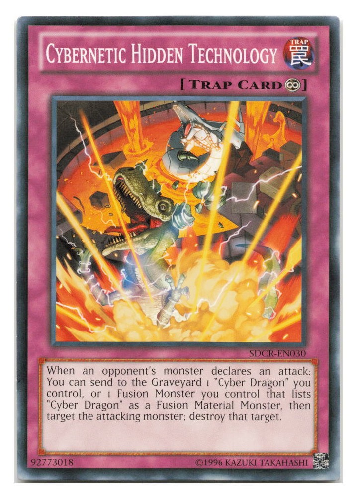 Cybernetic Hidden Tech SDCR-EN030 TCG Card Rare Collectible