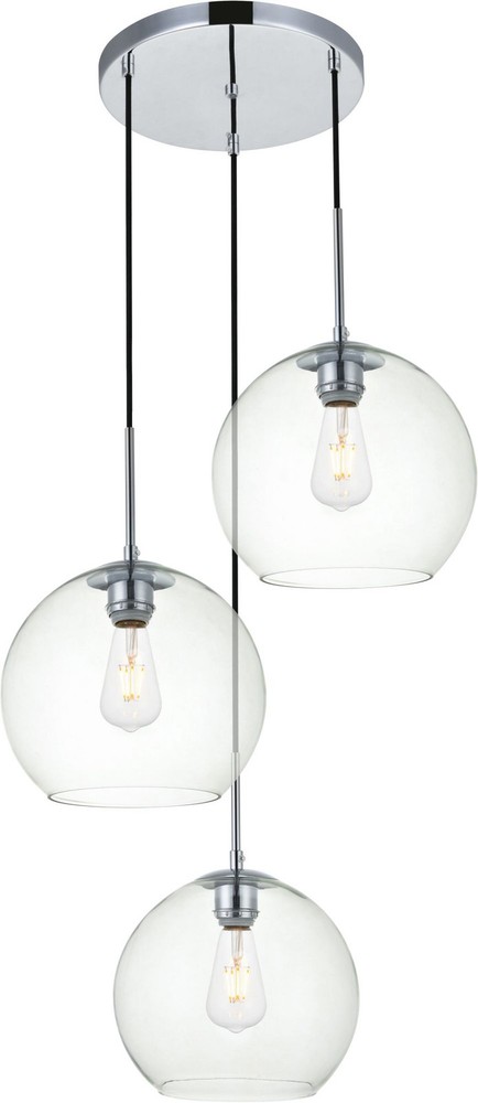 Elegant Lighting LD2214 Baxter 3 Light 20