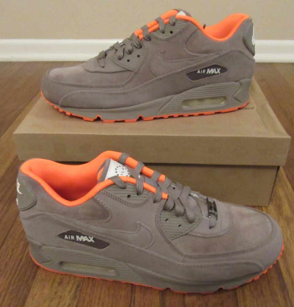 Nike Air Max 90 Milano QS Size 11 Iron Sail Total Orange 586848  221 New NIB