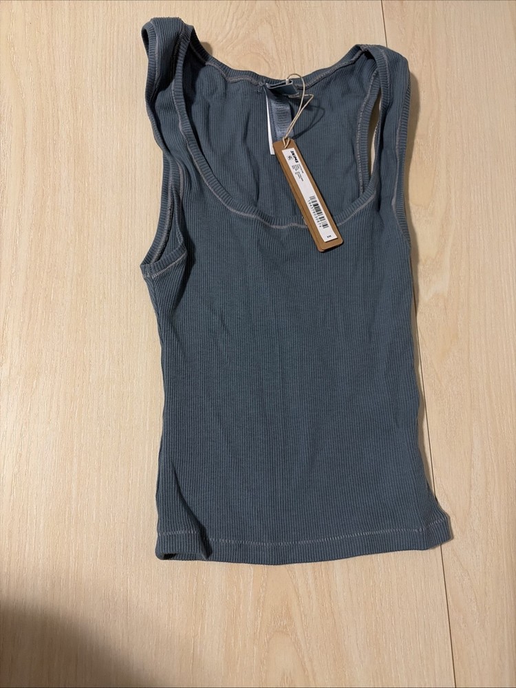 Skims Cotton Rib Tank Size XS Kyanite