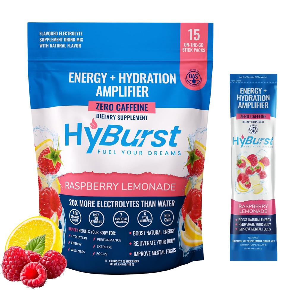 Energy Hydration Amplifier with Multivitamins & Electrolytes in Powder Packets