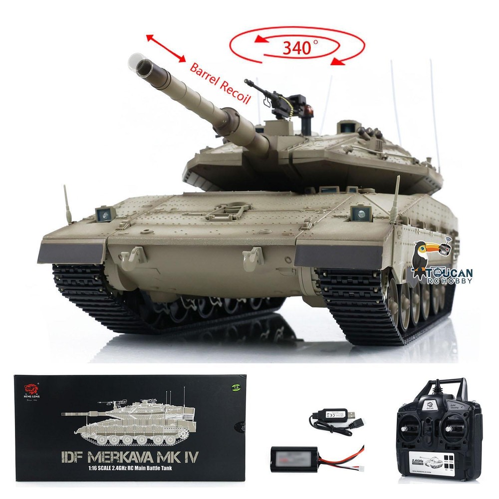 Clearance Sale:Heng Long 1:16 IDF Merkava MK IV 7.0 RC Main Battle Tank 3958-image