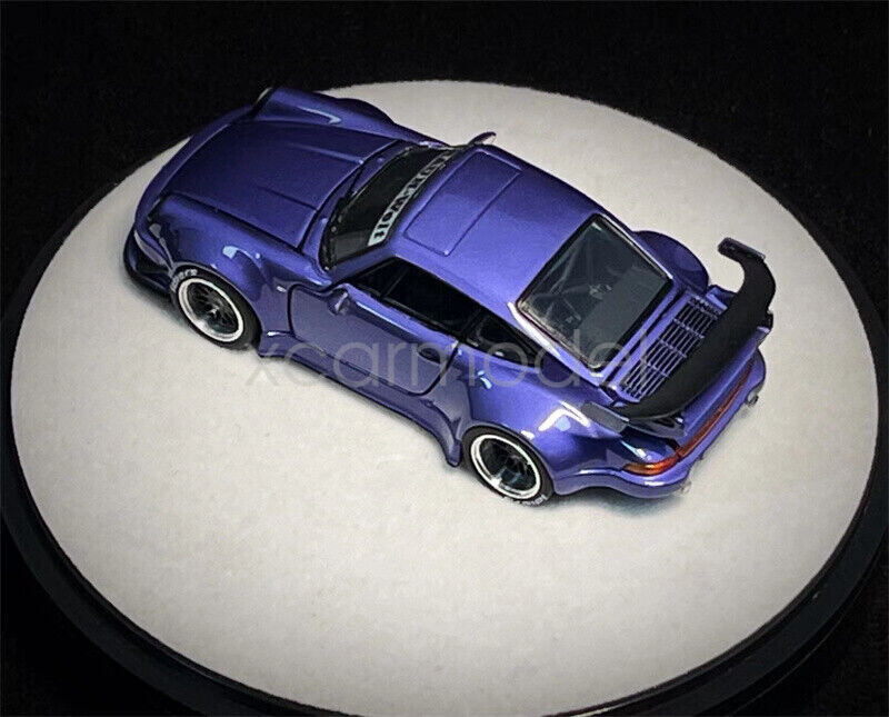 PGM 1:64 Scale Purple RWB 930 Round Classic Sports Diecast Metal Car Model