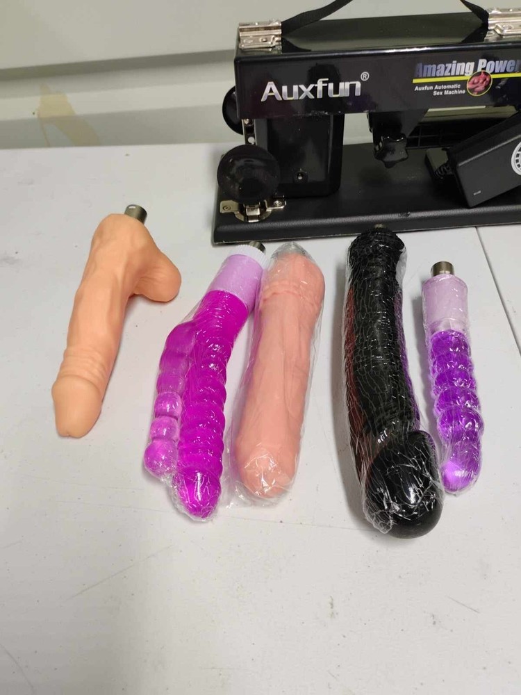 AUXFUN Electric Women Sex Machine Toy Fucking-Love-Masturbation- With 5 Dildos