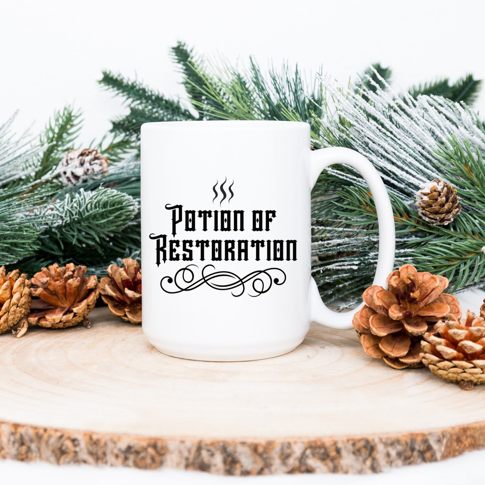 Potion Of Restoration White Ceramic Coffee Mug Tea Cup Gaming Gamer Rpg Mug