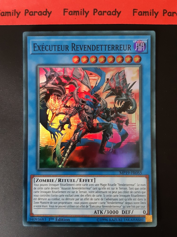 Yu-Gi-Oh Executor Revendetterreur MP19-FR055 Super Rare French Card
