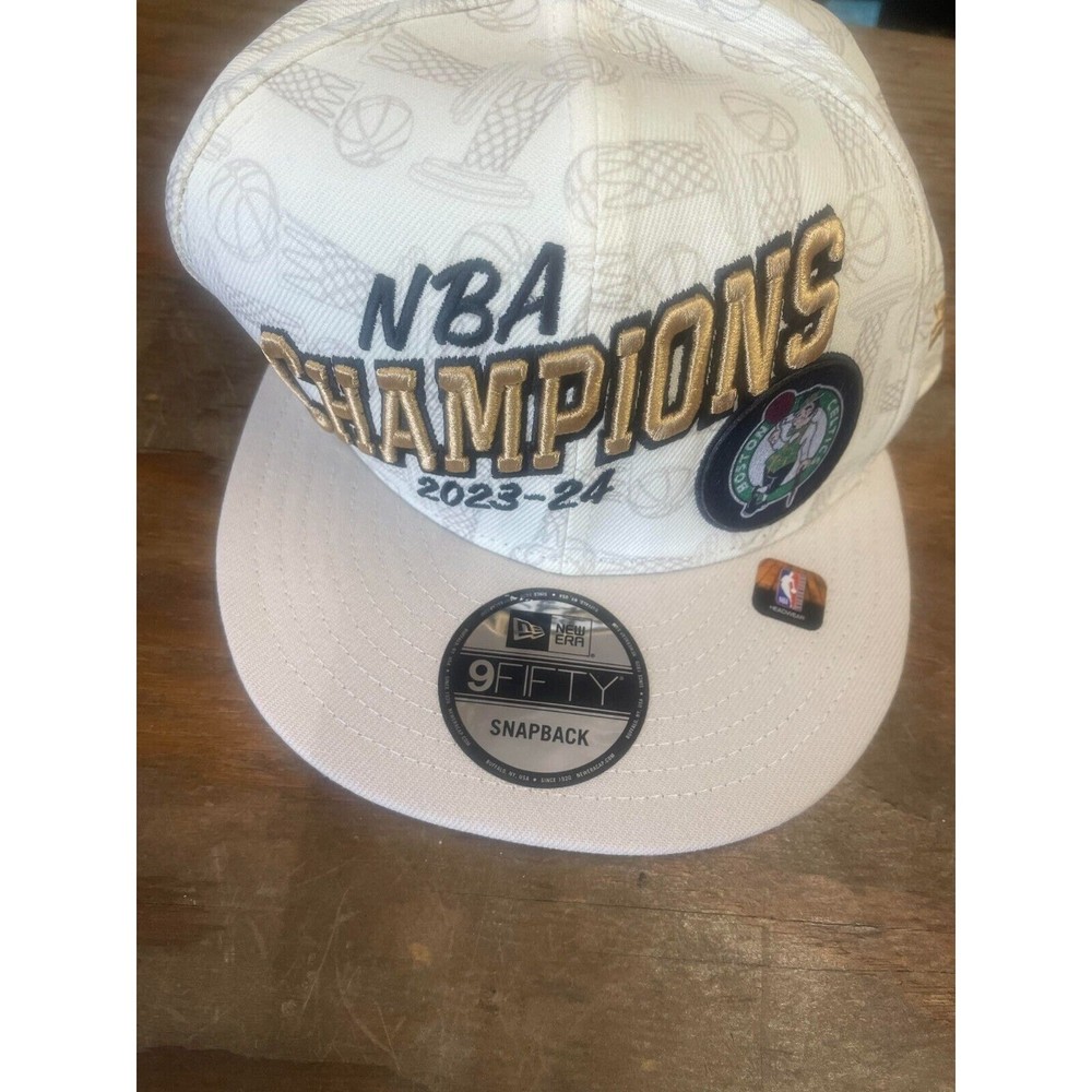 New Era Boston Celtics Champions Championship Snapback Hat
