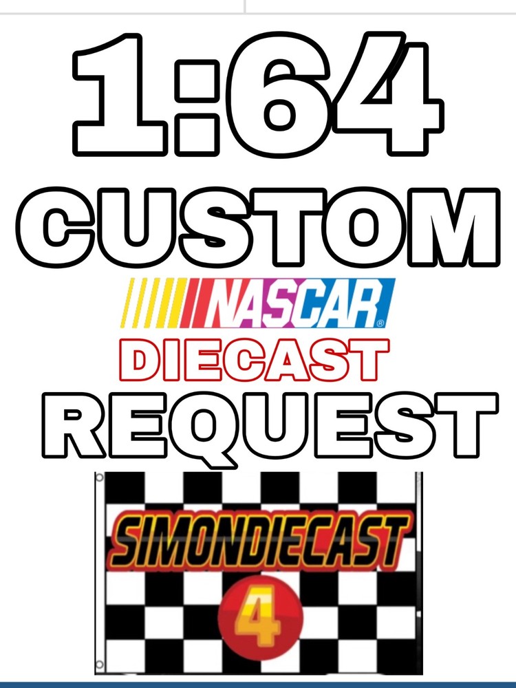 PRESALE CUSTOM NASCAR 1:64 DIECAST-image