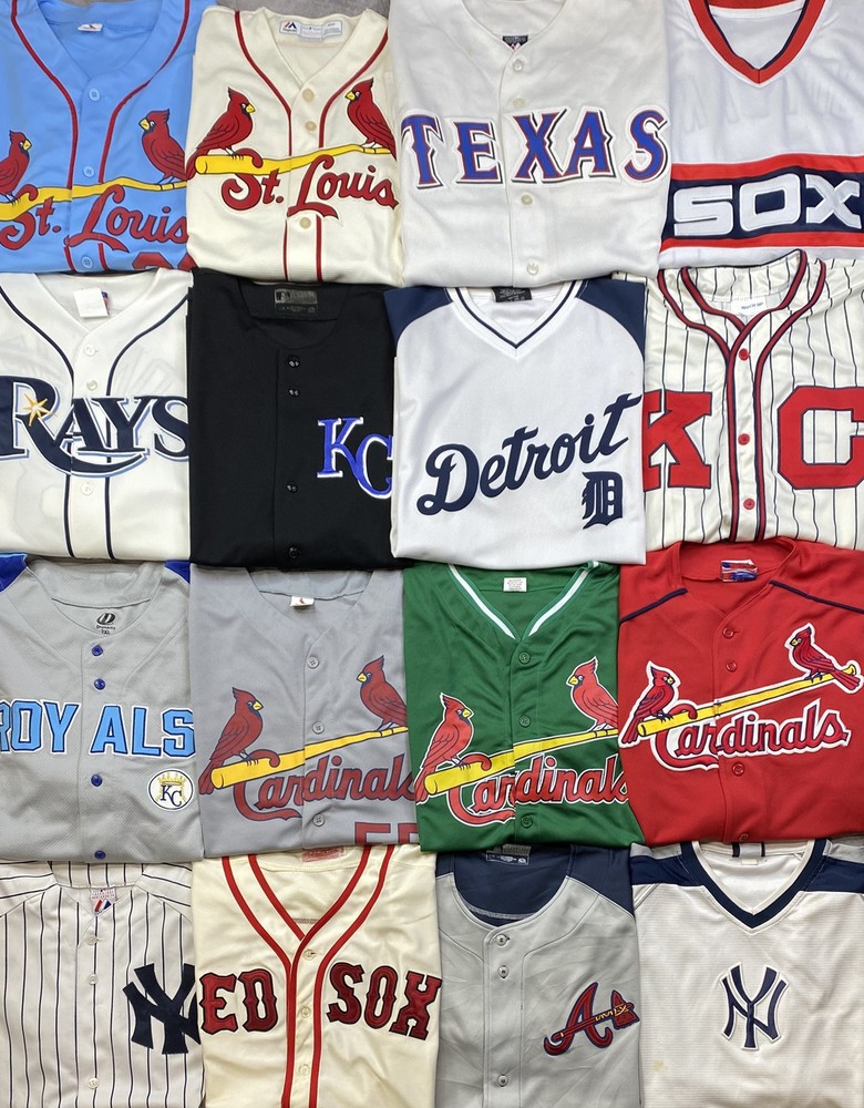 MLB NBA Jersey Lot 16 Nike Adidas New Era Vintage Knicks Yankees Cubs Jerseys