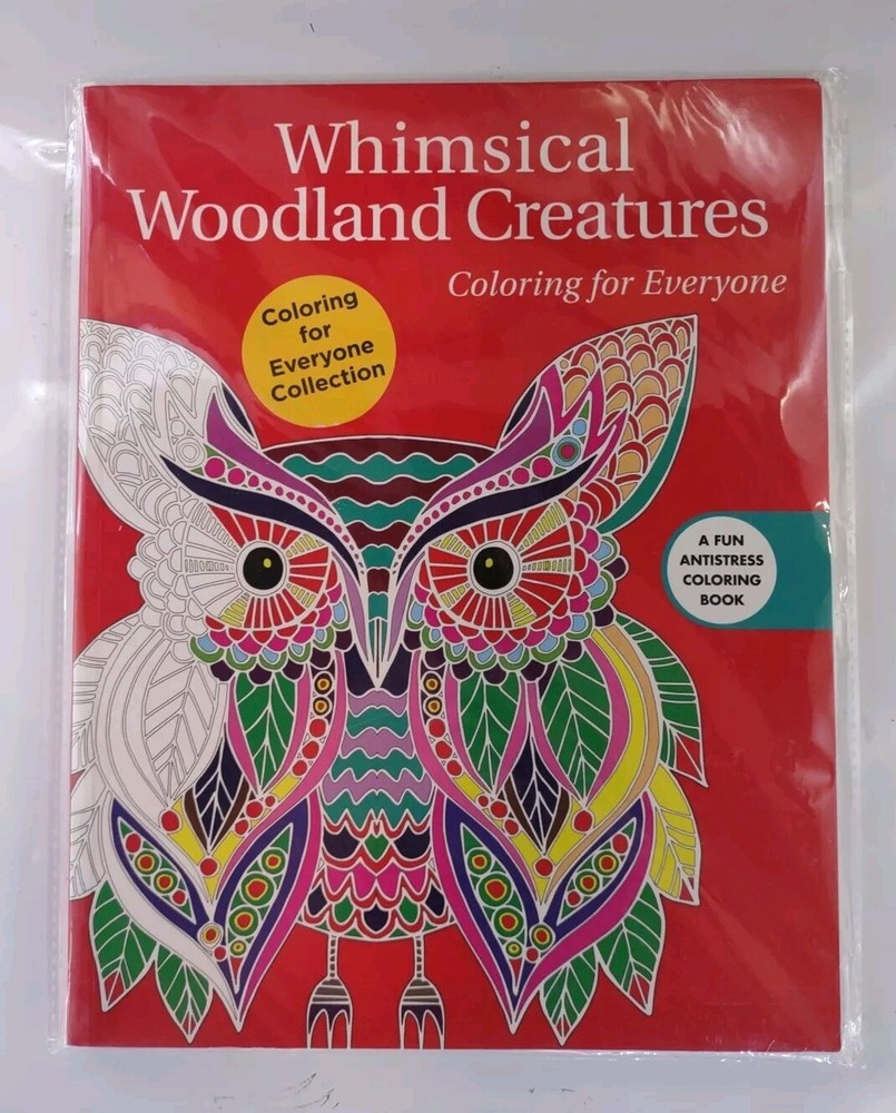 Whimsical Woodland Creatures Coloring Book for Stress Relief and Creativity