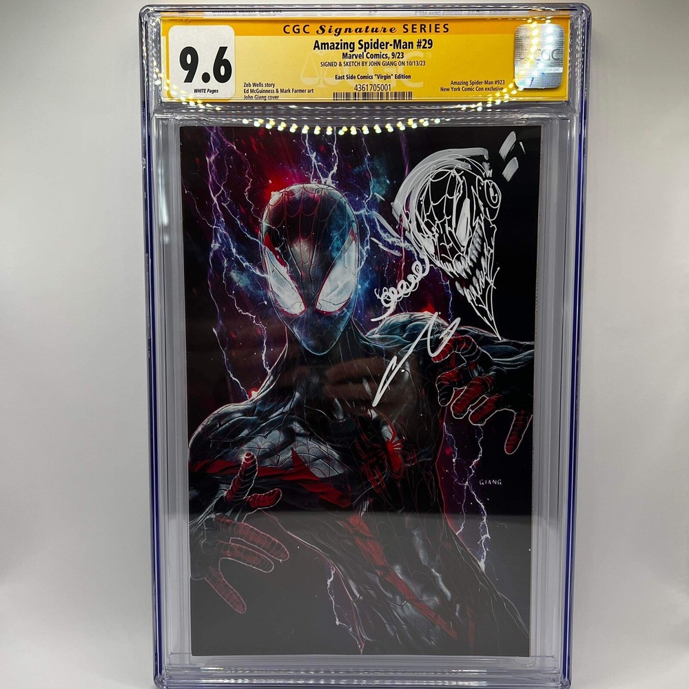 Amazing Spider-Man #29 CGC 9.6 Sign And Sketch By John Giang NYCC Exclusive