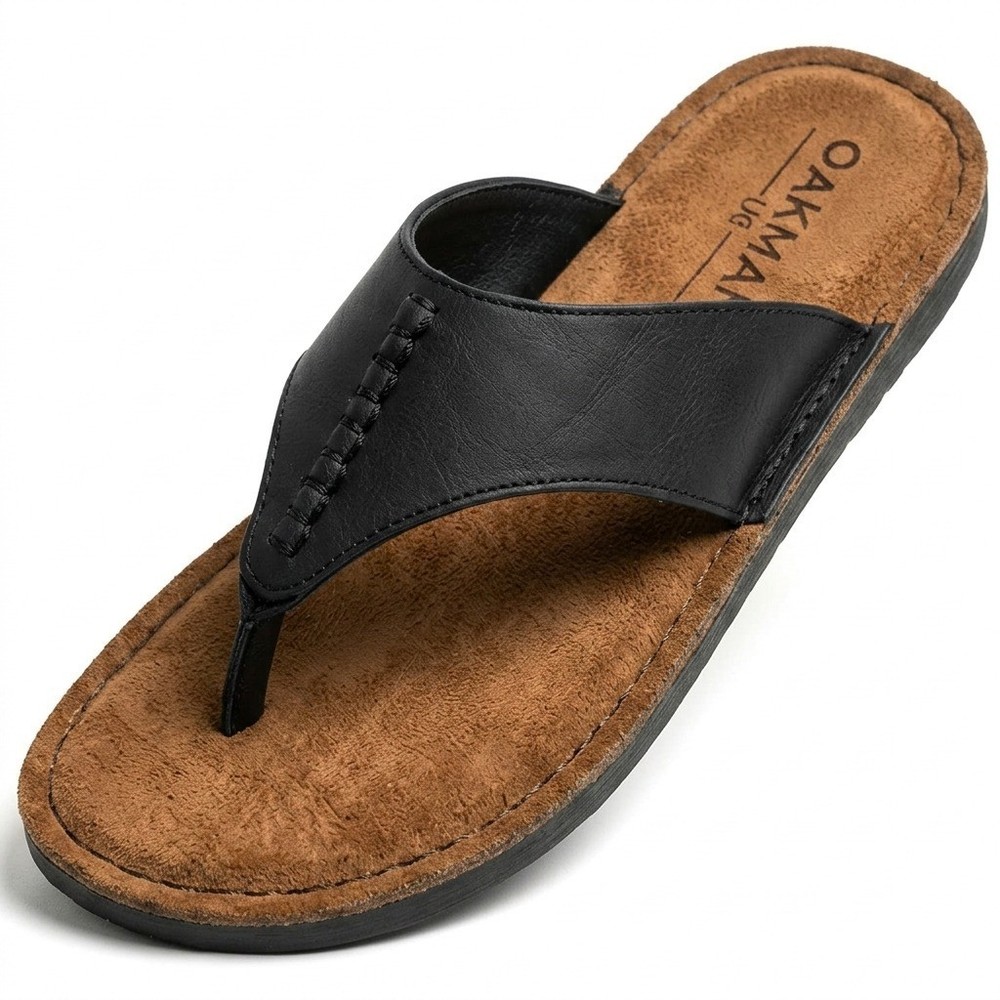 Mens Flip Flops Summer Slip On Casual Beach Comfortable Sandals Sliders Size UK