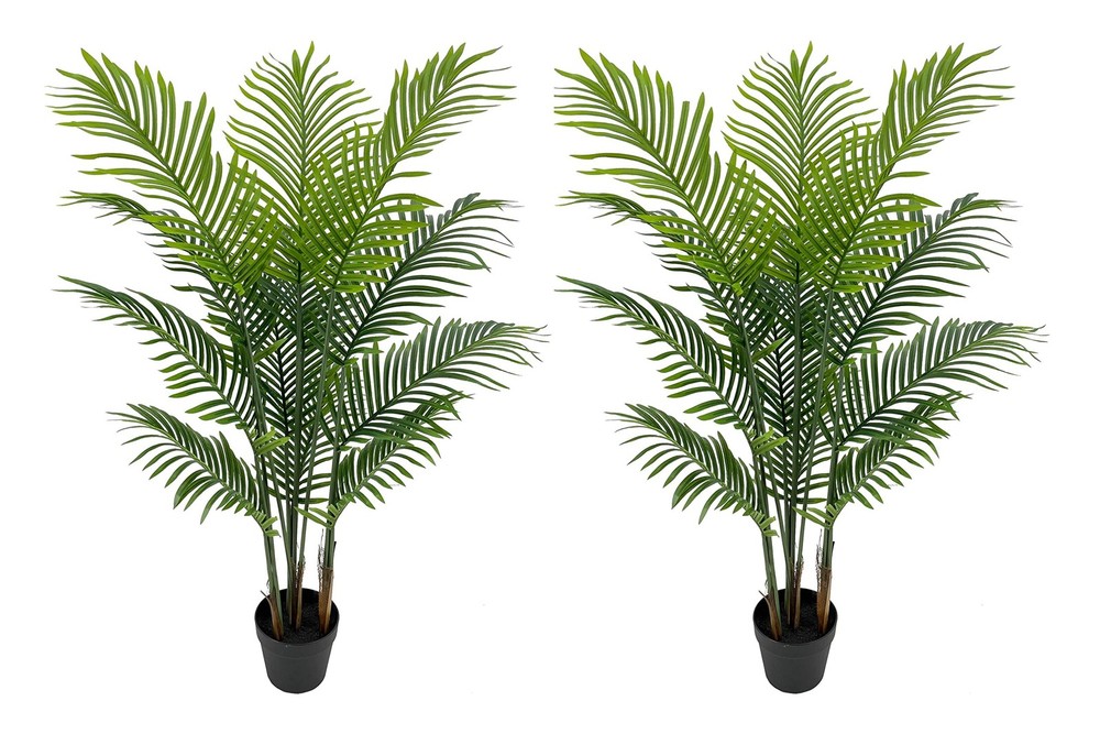 4ft Artificial Tropical Palm Trees in Nursery Pots