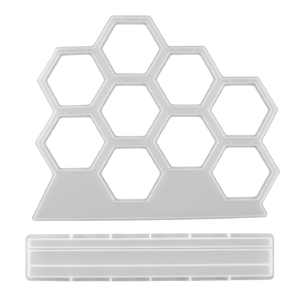 Silicone Mold for Resin Necklace & Earring Holder with Epoxy Crystal Stand  