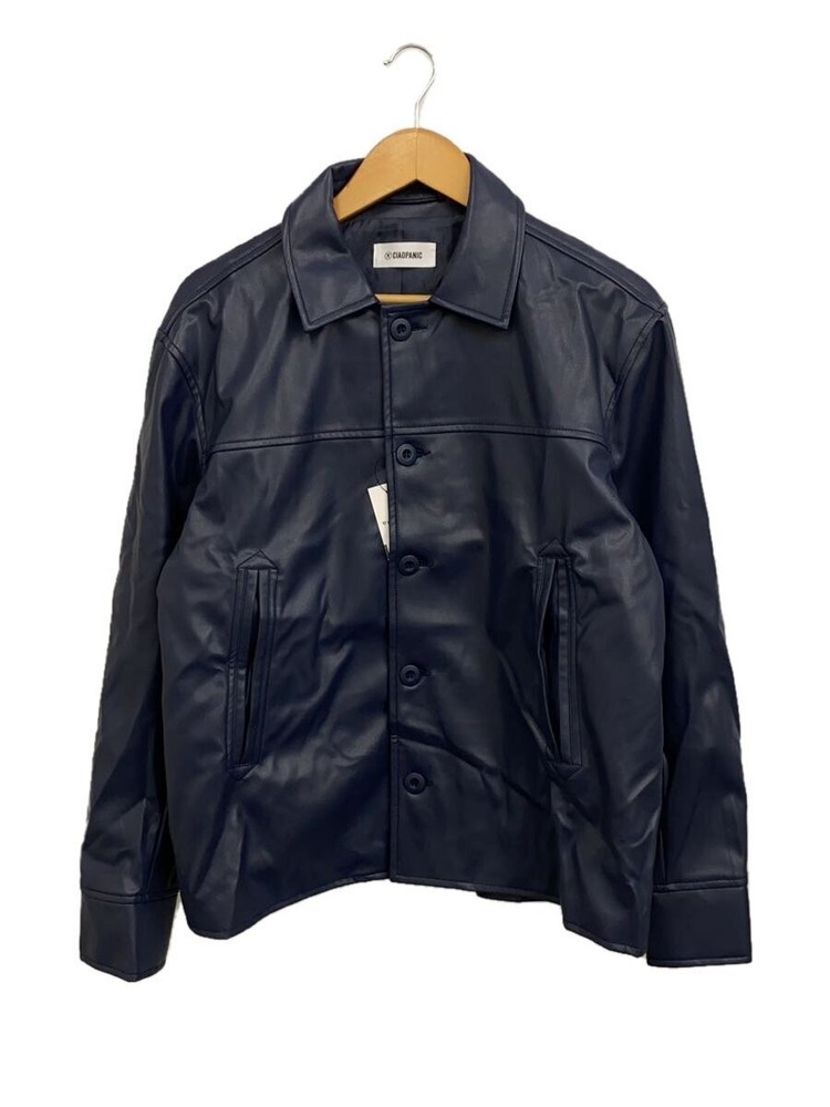 Ciaopanic Leather Jacket Blouson/M/ Leather/Nvy/Plain/Cpz2051108A0001 3403