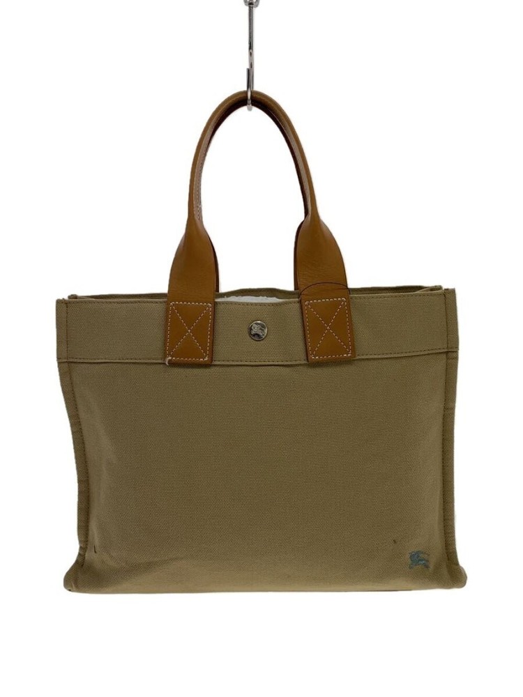 BURBERRY BLUE LABEL ◆tote bag/canvas/BEG/ZAE29-304-40//