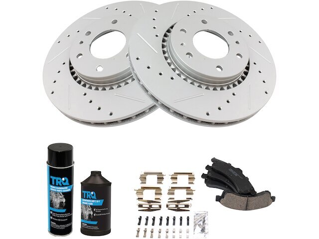 Front Brake Pad and Rotor and Wheel Hub Kit fits Ascender 2003-2006 55ZXVH