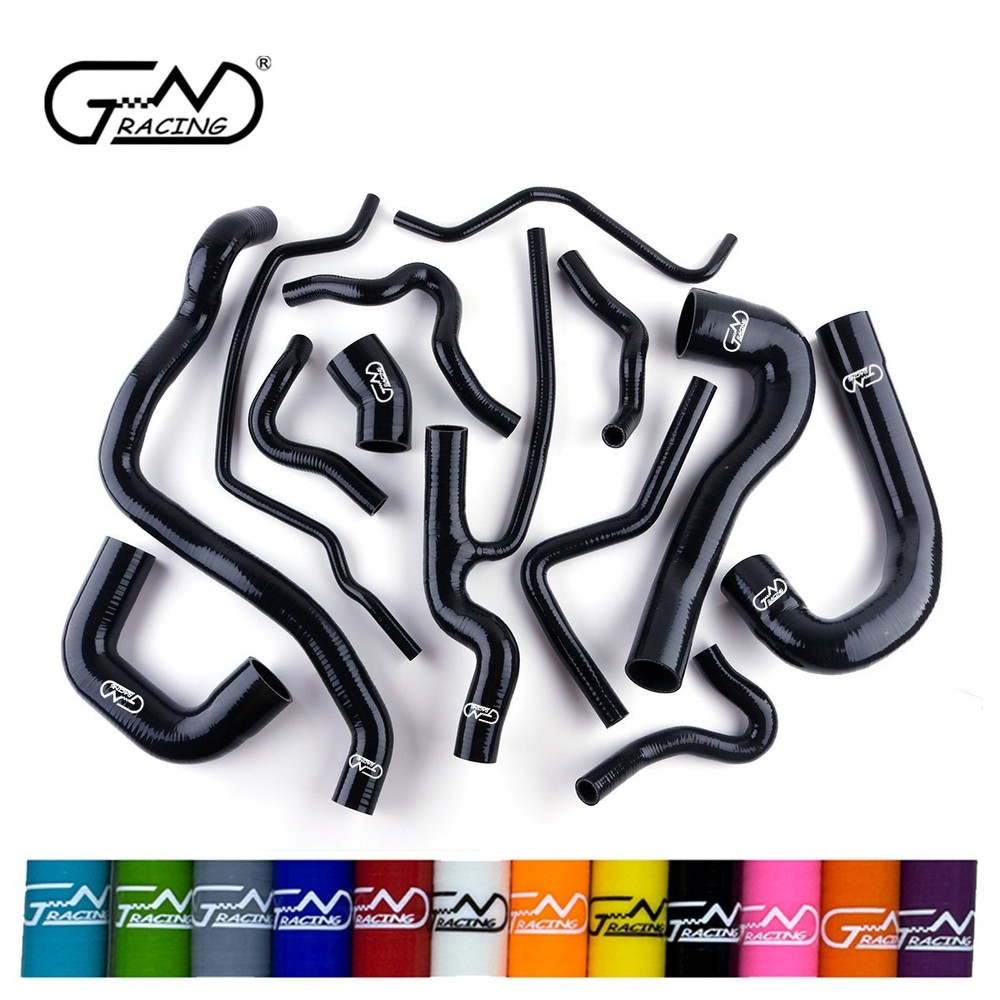 Fit 2004-2011 SAAB 93 9-3 9-3X 1.8T/2.0T Silicone Intercooler Turbo Heater Hoses