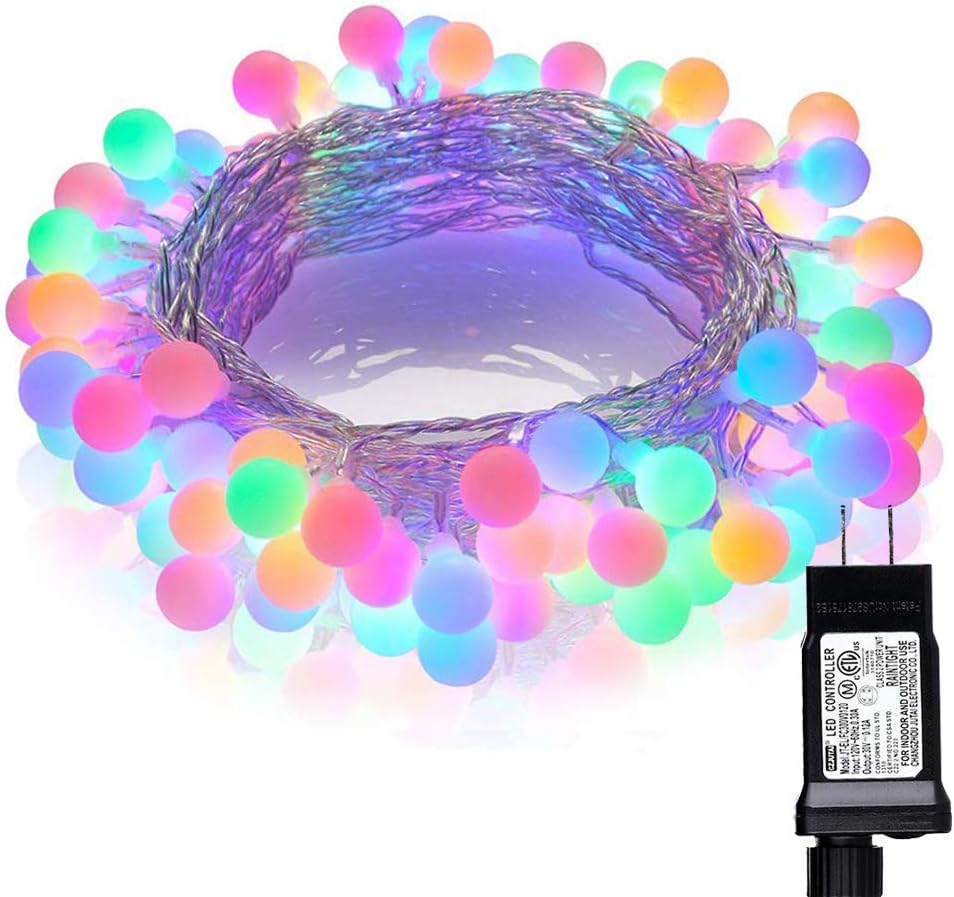 33ft 100 LED Easter Pastel String Lights with Timer and 8 Lighting Modes