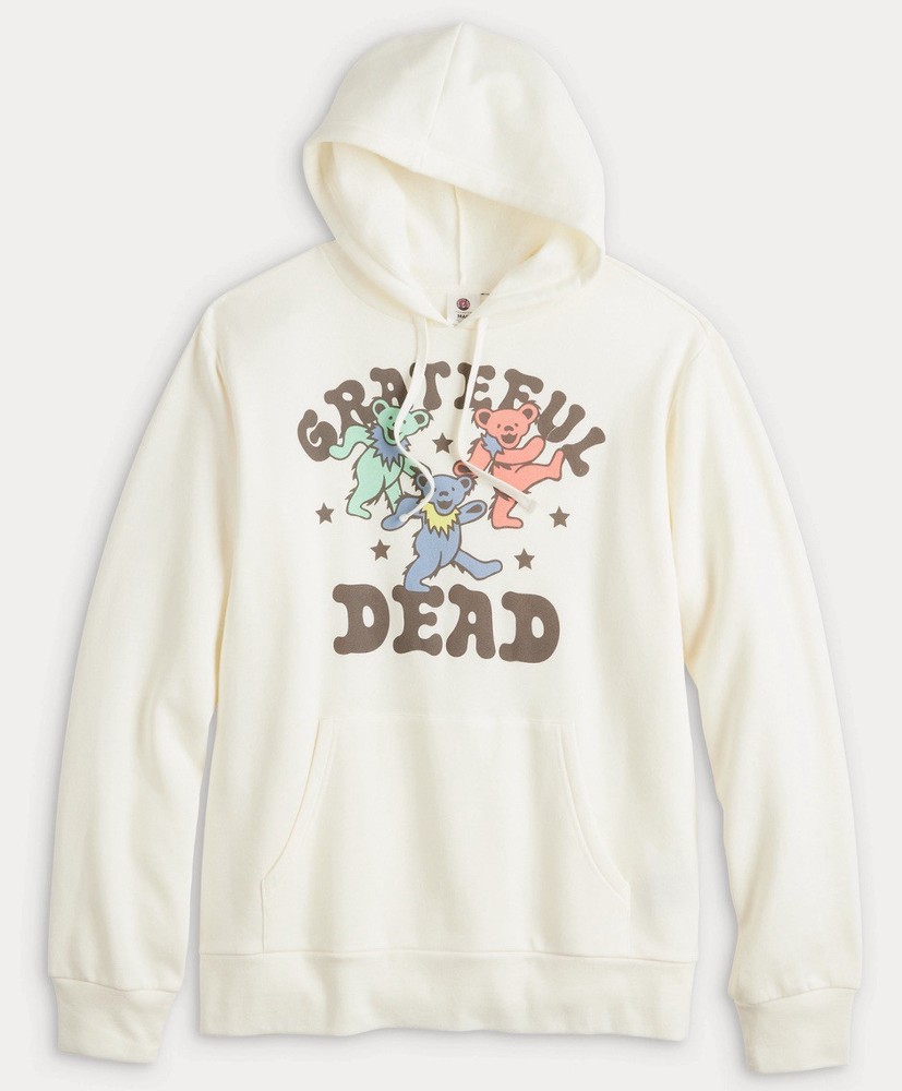 Grateful Dead Mens Dancing Bears Hooded Sweatshirt Size Large New With Tags