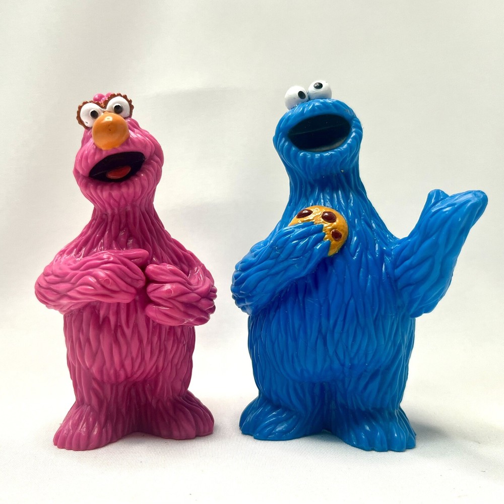 Cookie & Telly Monster - Henson Vintage Readers Digest Lot