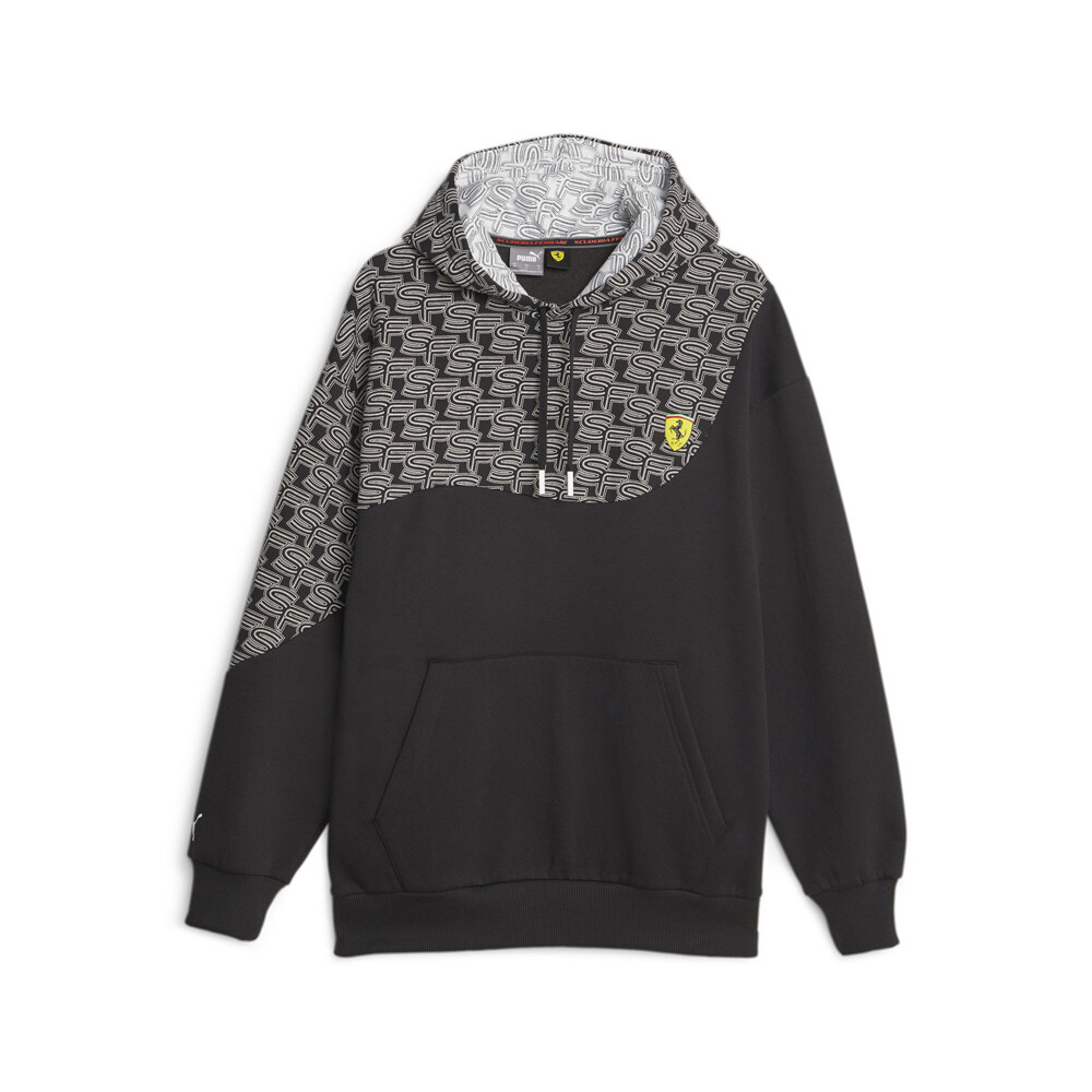 Sudadera con capucha Puma Ferrari Race Logo para hombre negra informal 62092901