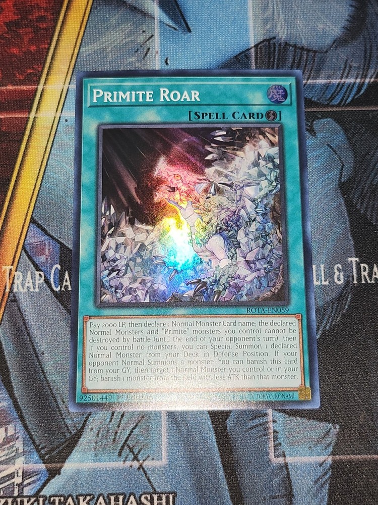 Primite Roar ROTA-EN059 Rage of the Abyss 1st Ed Trading Card