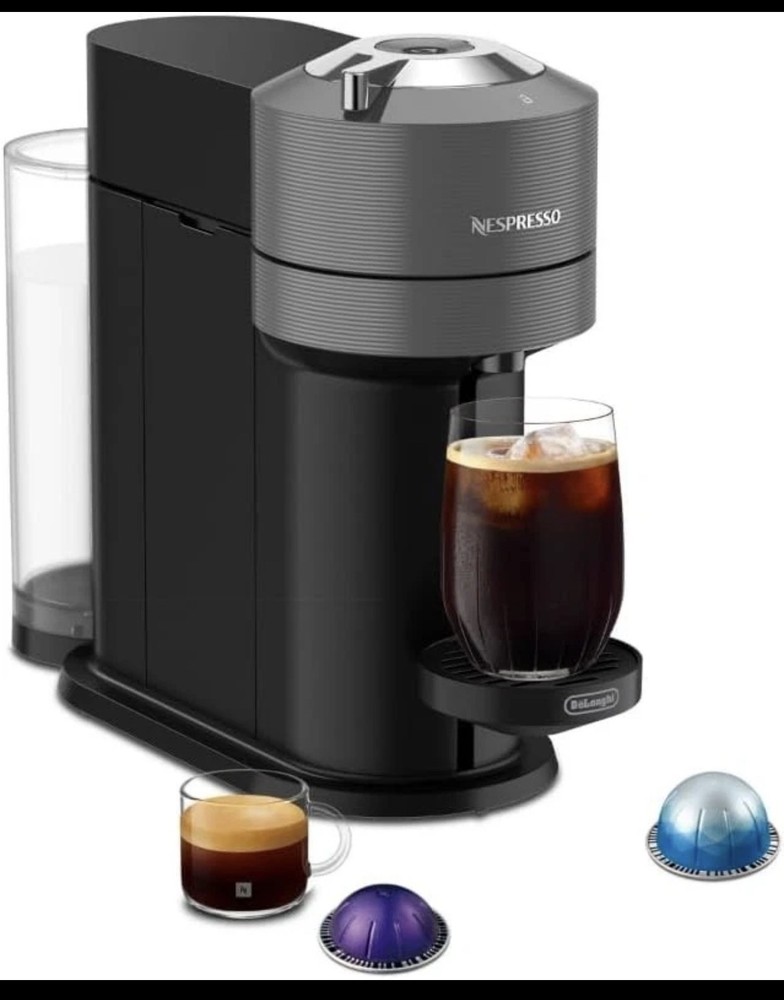 Nespresso de’lomghi  VertuoNext Espresso Machine - Gray (ENV120GY)