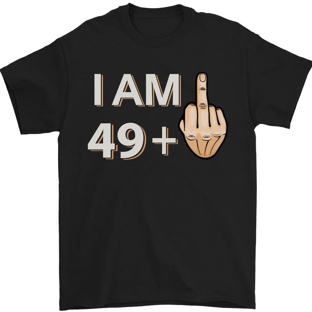 50th Birthday Funny Offensive 50 Year Old Mens T-Shirt 100% Cotton