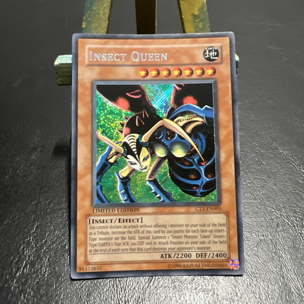 Insect Queen CT1-EN005 Limited Edition Secret Rare Mint Condition