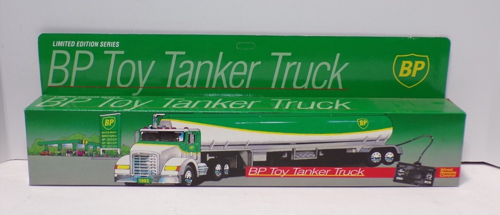 BP Toy Tanker Truck 1992 Limited Edition & Remote Control Sealed Box New HS-E3-B