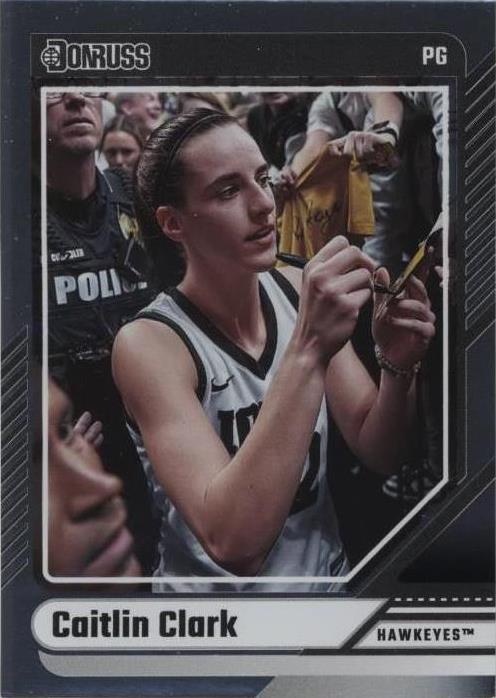 2024 Panini Caitlin Clark Collection - Base Donruss Metalized #7 Caitlin Clark (RC)