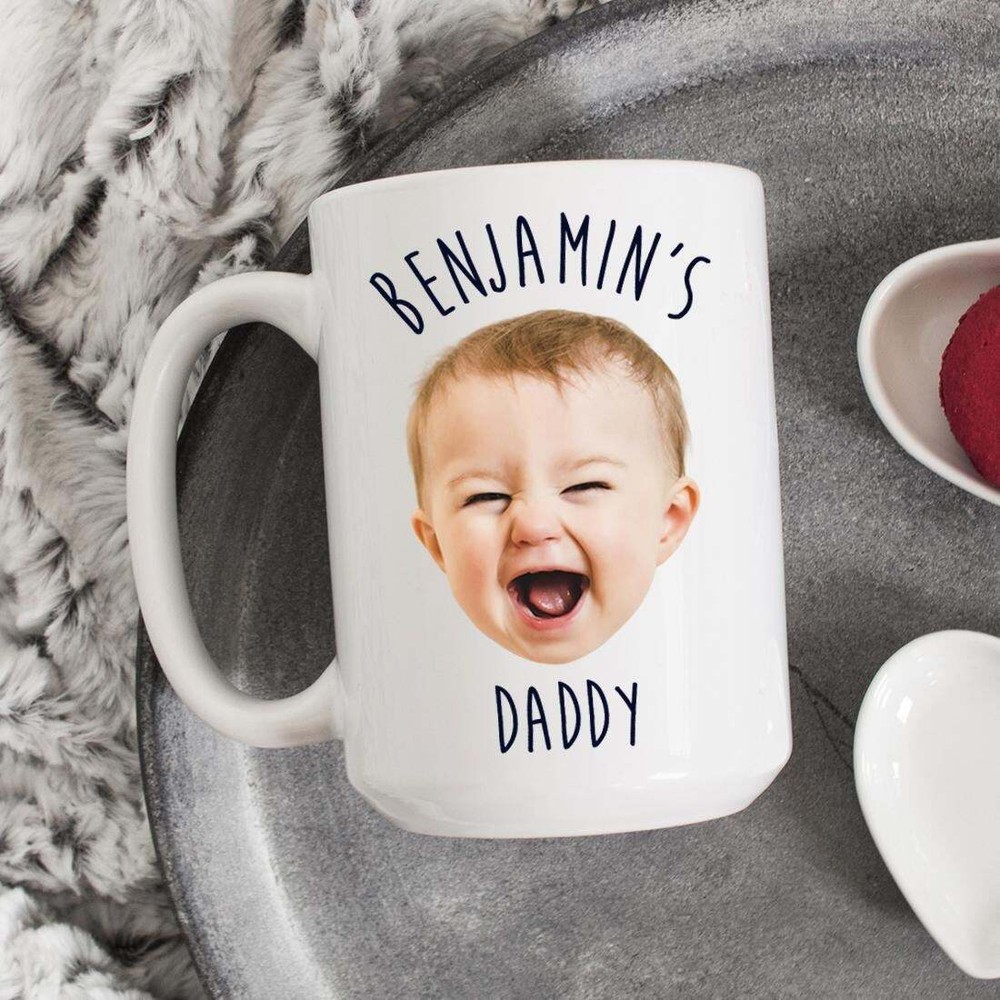 Baby Face Mug Gift For Dad Gift For Mom Personalized Christmas Mug Custom Photo