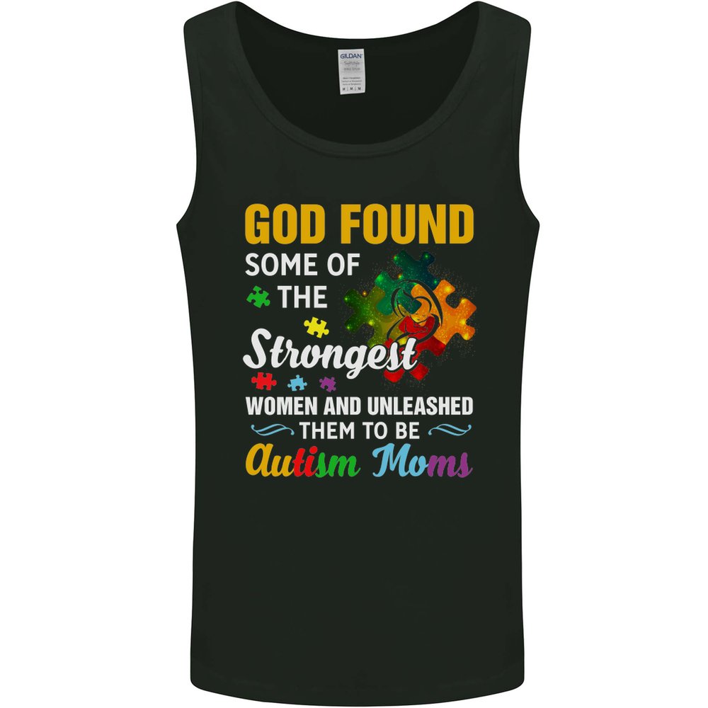 Religious Autism Mom Autistic Mum God ASD Mens Vest Tank Top