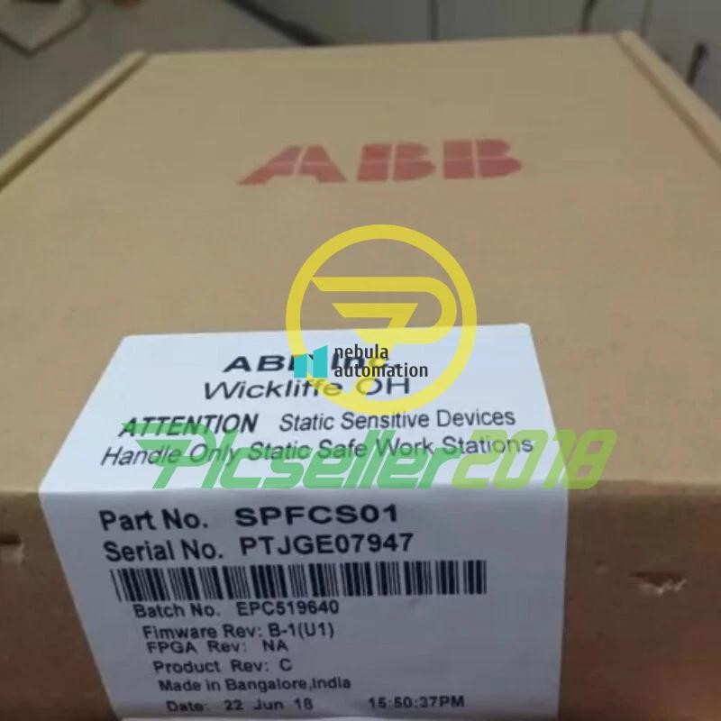1PCS ABB Bailey Module SPFCS01 New fedex or DHL