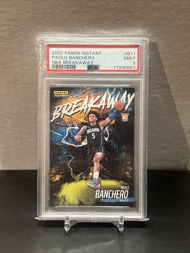 2022 Panini Instant Paolo Banchero NBA Breakaway Rookie RC PSA 9 Gem Mint
