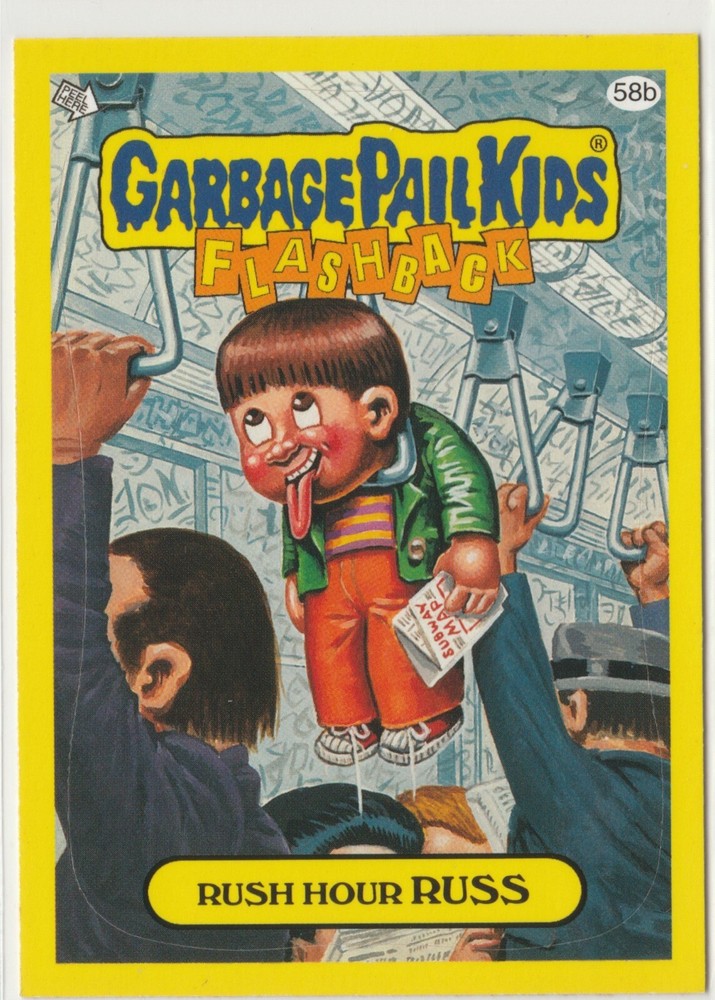 Rush Hour Russ 58b Garbage Pail Kids 2011 Flashback Series 3 FB3 GPK Card