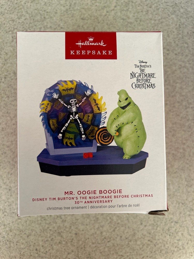 Hallmark 2023 MR. OOGIE BOOGIE The Nightmare Before Christmas Ornament ~ NMIB