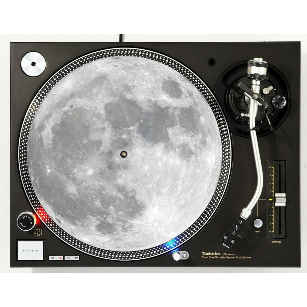 Full Moon Celestia Slipmat for 12-Inch Turntable DJ Audiophile LP-image